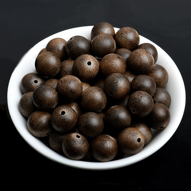 Qinan Agarwood Loose Beads Natural Agarwood DIY Bracelet Beads Jewelry Accessories Bracelet Beads Wholesale