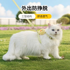 猫の牽引紐が迷子を防ぐために、猫の紐を散歩することができます。