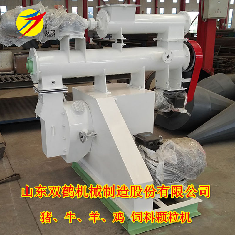 育肥猪羊饲料颗粒机 精补填充料饲料加工颗粒设备 250环模颗粒机