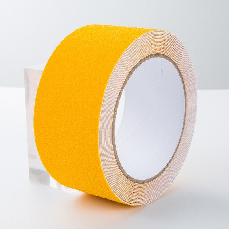 Papel de lija antideslizante Xunke Cinta de advertencia autoadhesiva Cinta antideslizante de PVC negro de 10cm Etiqueta antideslizante de escalera esmerilada
