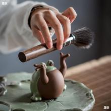 可爱青蛙顶呱呱茶宠 创意家用茶盘小号茶玩摆件 可放养壶笔
