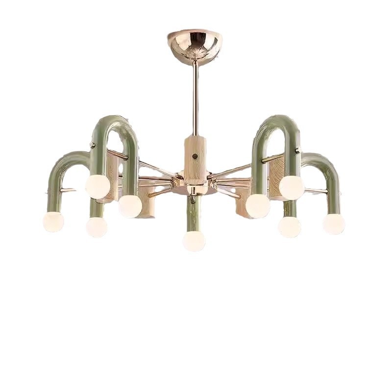 Diseño del dormitorio sensación de crema simple iluminación principal del comedor moderno estilo francés estilo nórdico la personalidad de la lámpara de la sala de estar