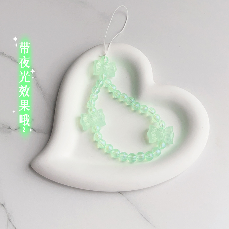 GLD-SL072-04 빛나는 팔찌-녹색 크리스탈 활