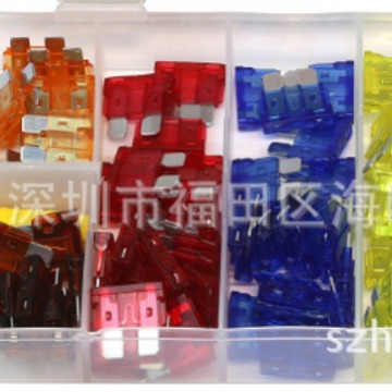 120片epauto各式汽车标准刀片保险丝5A7.5A10A15A20A25A30安培）