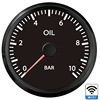 52毫米WiFi油压表可调欧姆信号值范围无需更换原来的油压传感器|ms