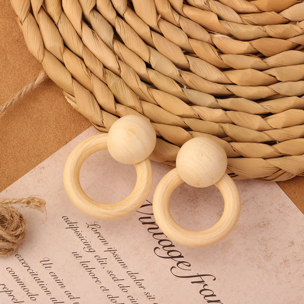 7g Weight 304 Stainless Steel Ear Needle Material Drop Earrings, Ear Studs Classification 1 Pair Quantity Daily Occasion Wood, Straw Material Geometric Pattern All Seasons Season Women's Gender Streetwear Style 1 Pair Streetwear Geometric Wood Straw Drop Earrings Ear Studs 9