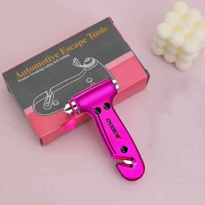 Qəza çəkici: Glass Car Multifunctional Fire Rescue - new-color-box-tungsten-steel-hammer-tip-crystal-purple