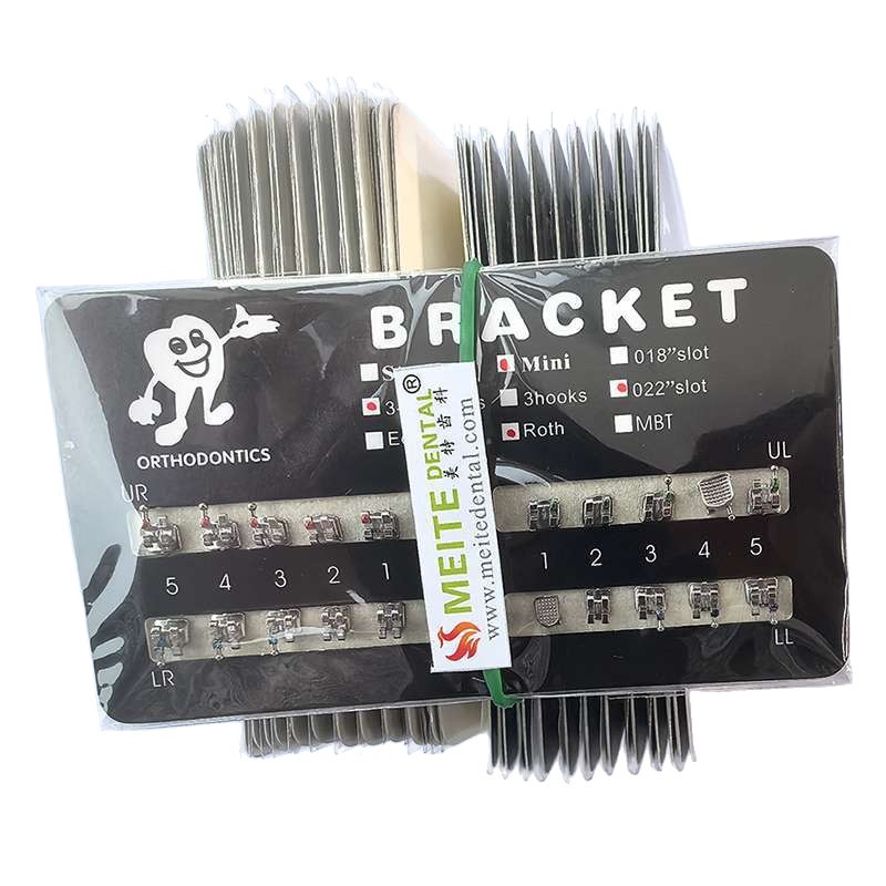 Comercio exterior exportación de soportes dentales ortodoncistas, soportes de metal integral, mini- soportes 022 y cartón inglés