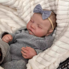 NPK49厘米重生娃娃仿真婴儿 Levi 跨境海外仓一件代发 亚马逊热卖