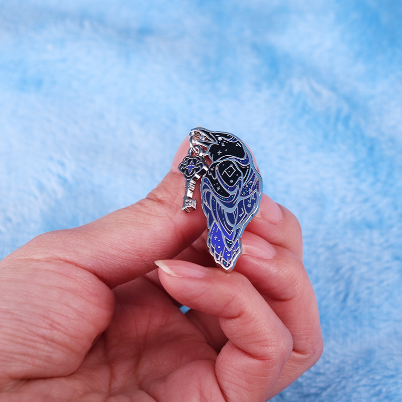 Unisex Gender Casual Elegant Lady Pin Crow Alloy Unisex Brooches