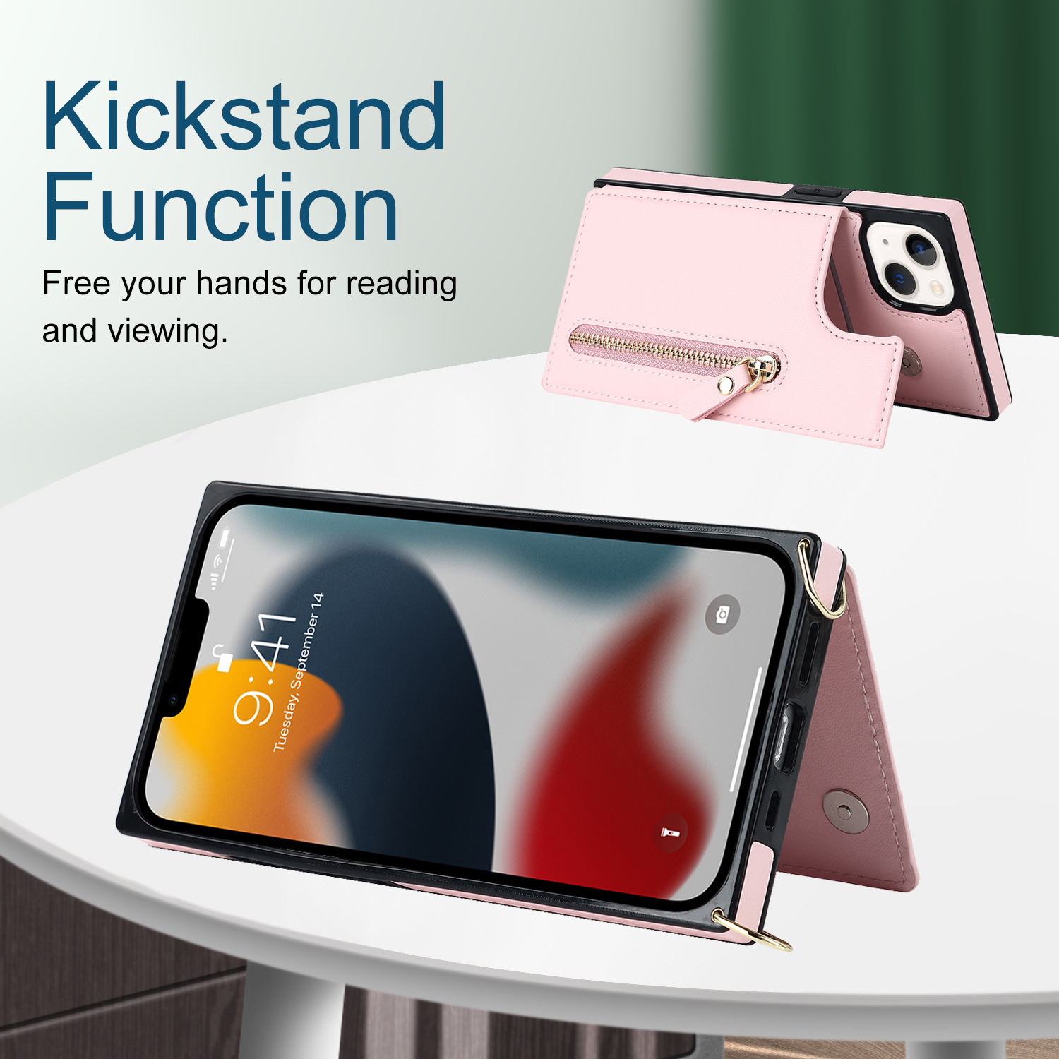 Handyhülle Aus Leder Für Iphone Pro Umhängetasche Mit Band_voghion.com
