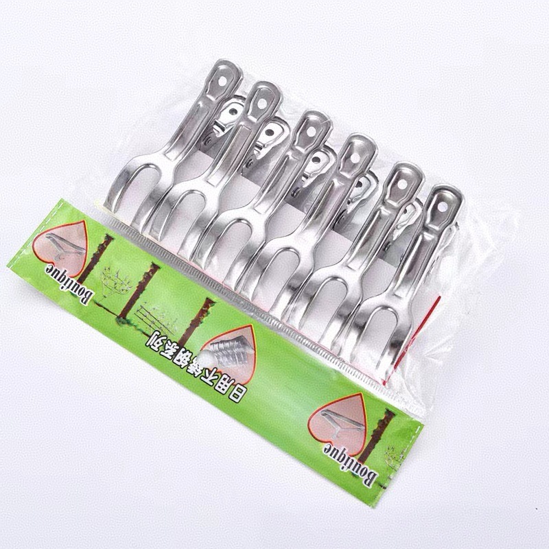 Drying clip stainless steel clip clothes clip spring socks clothes windproof clip Drying clip
