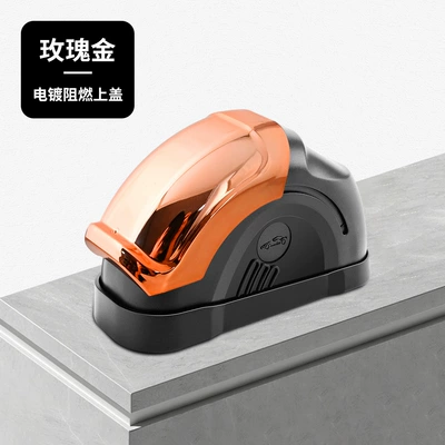 Car ashtray Catches Ash, Prevents Wind and Ash - rose-gold-and-black