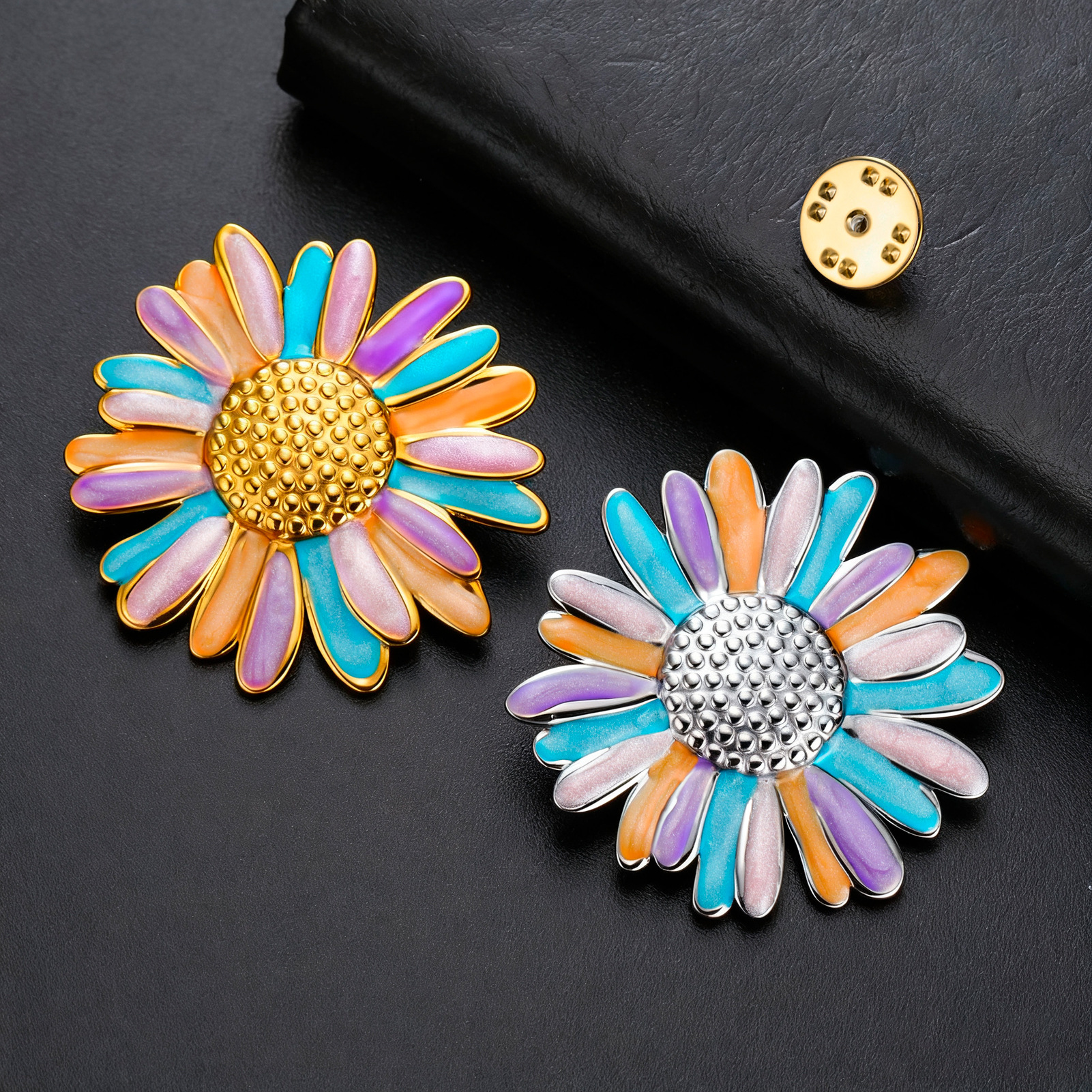 Blumenbrosche Für Damen Elegante Florale Anstecknadel Modisch_voghion.com
