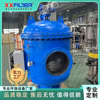 定制500吨直角刷式自清洗过滤器 管道循环水用过滤器 碳钢材质