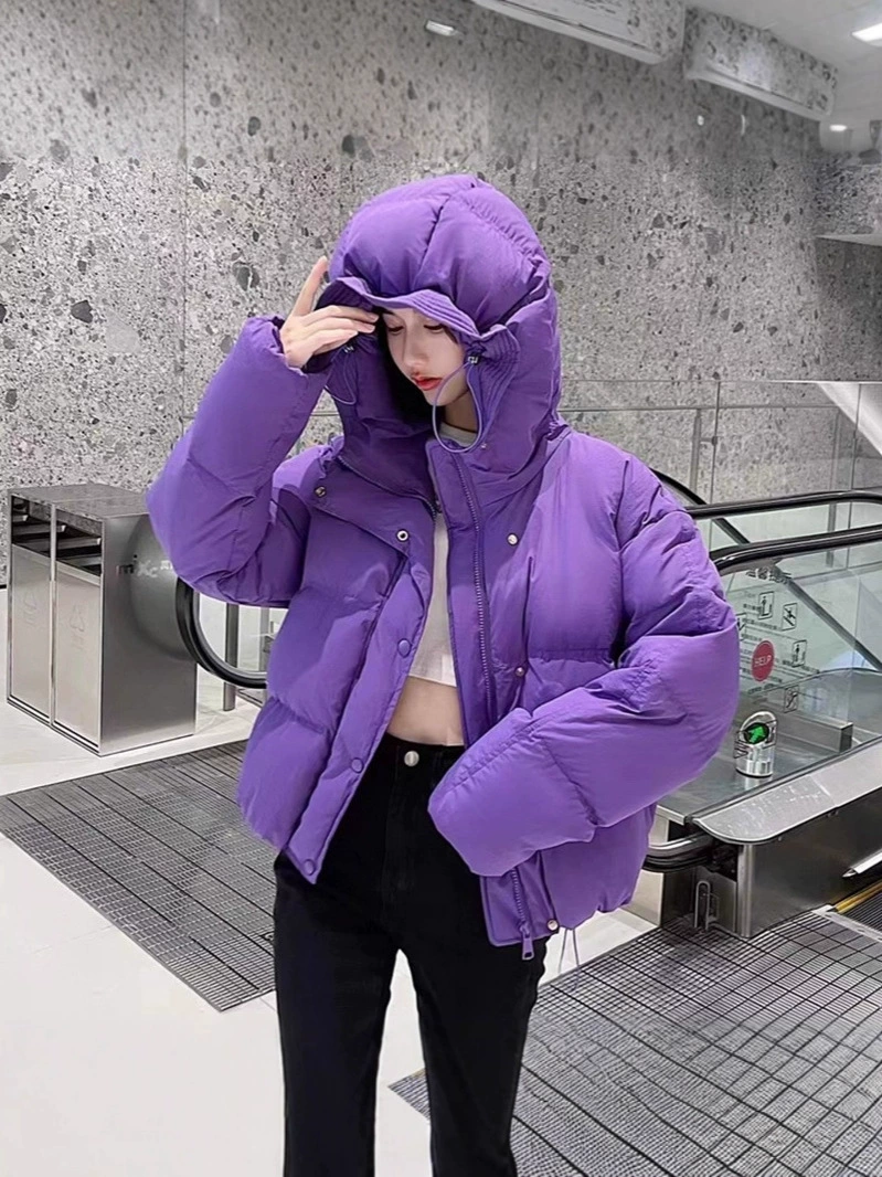 Short Down Jacket women, Light Thin Winter, Korean Style, Size Average