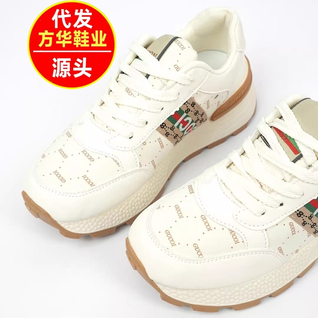 Zapatos de moda con lazos gruesos en primavera y verano de 2026 nuevos zapatos deportivos casuales cómodos y ligeros image 1