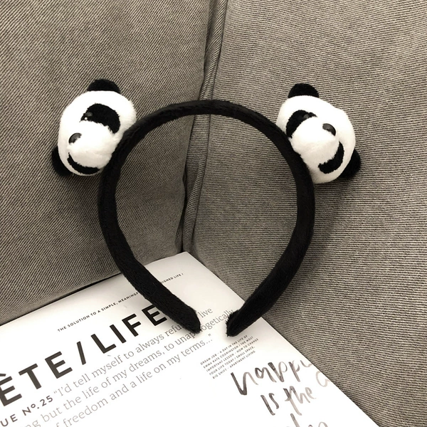 Double panda head
