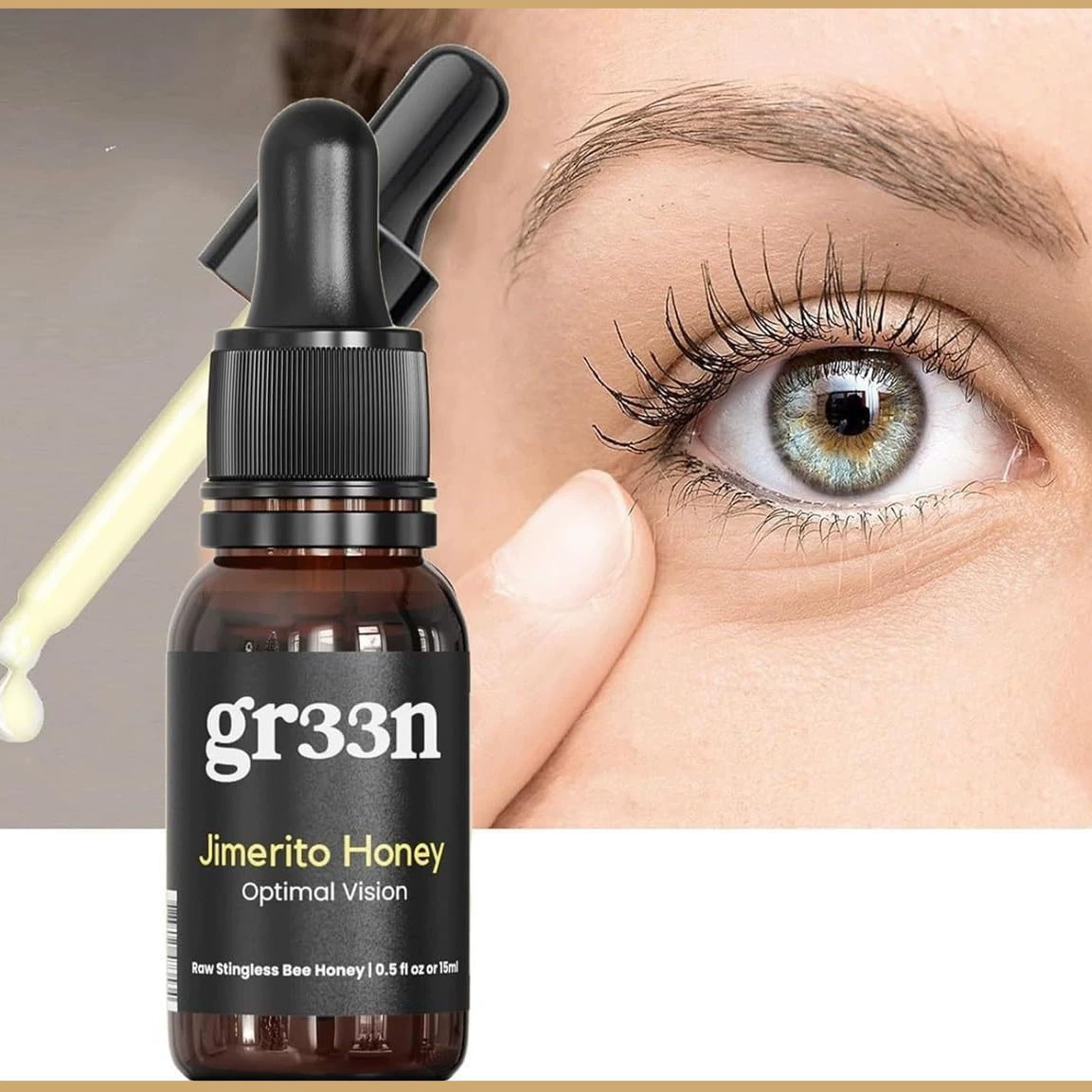 Jimerito Honey for Eye Gimerito Медовые глазные капли без колючек пчелы глазные капли