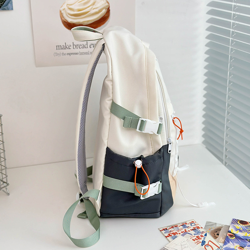 2024 nueva moda mochila escolar para estudiantes de secundaria moda de gran capacidad, mochila de viaje ligero, mochila al por mayor