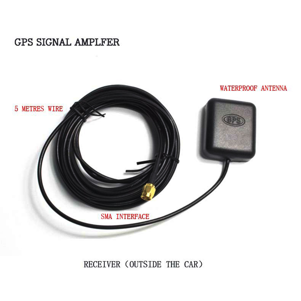 Ant-1573 Gps Navigation System Car Antenna Signal Amplifier Receiver + Transmitter Cross-Border Hot Sale