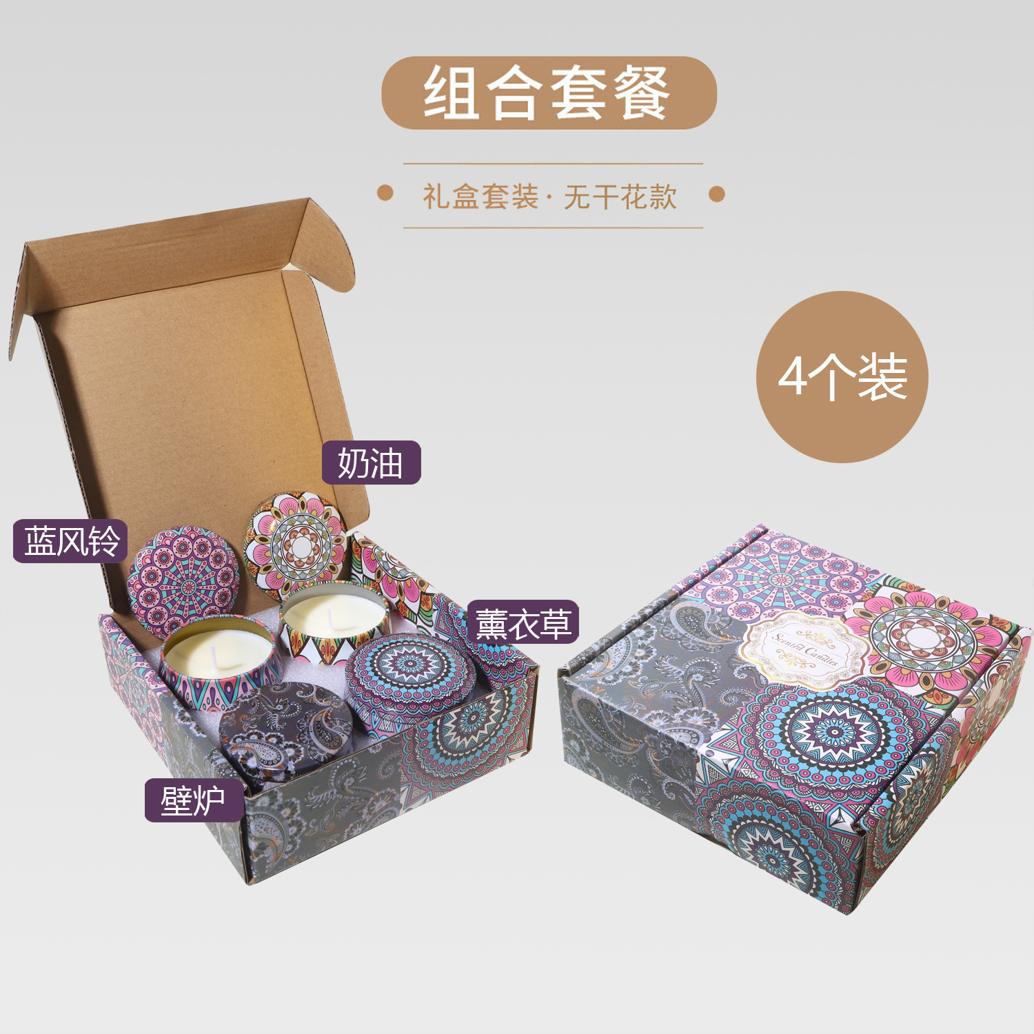 ¿El pollo de banana transfronterizo? Regalos de cumpleaños de bodas cera de plantas flores aromáticas velas aromáticas