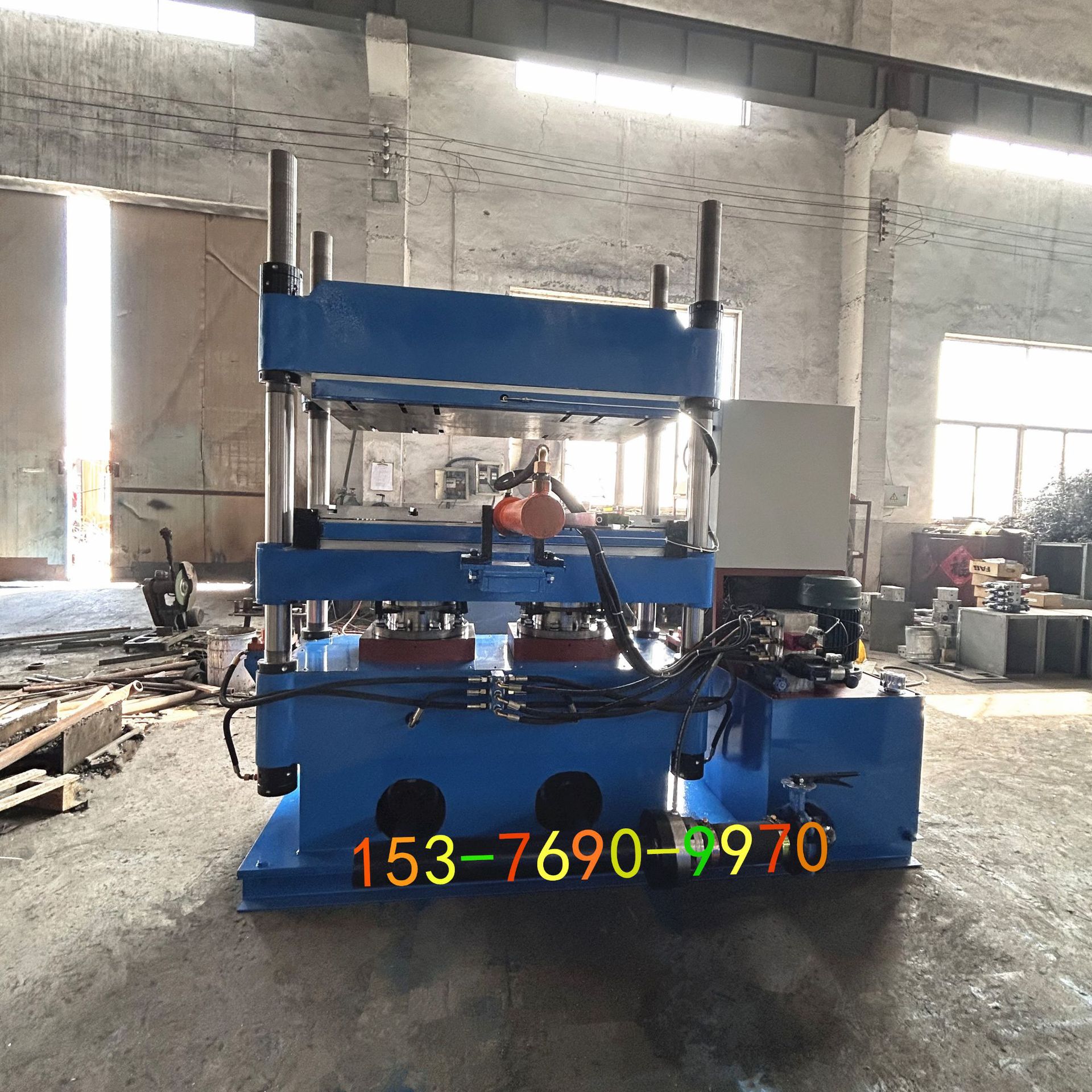 厂家供应硅胶护线圈平板硫化膜压成型机 硅胶杂件全自动热压机器