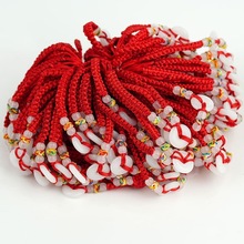 本命年平安扣手链手工编织手绳红绳男女皮绳儿童学生成人手串礼物