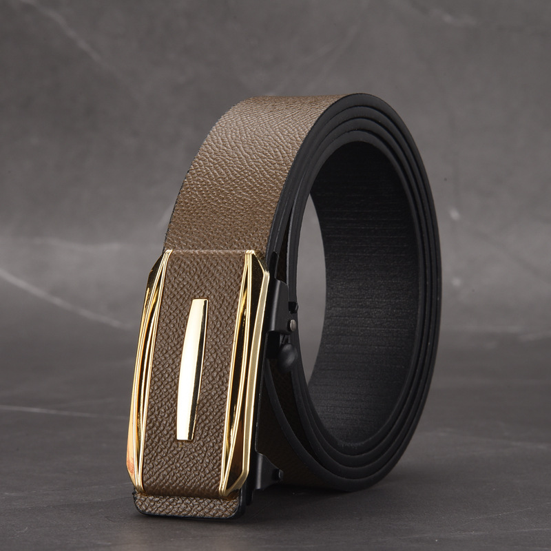 Fábrica de pelo directo gran cantidad en stock cinturón de los hombres desgaste de cinturón de hebilla automática de todos los partidos de negocios cinturón moda