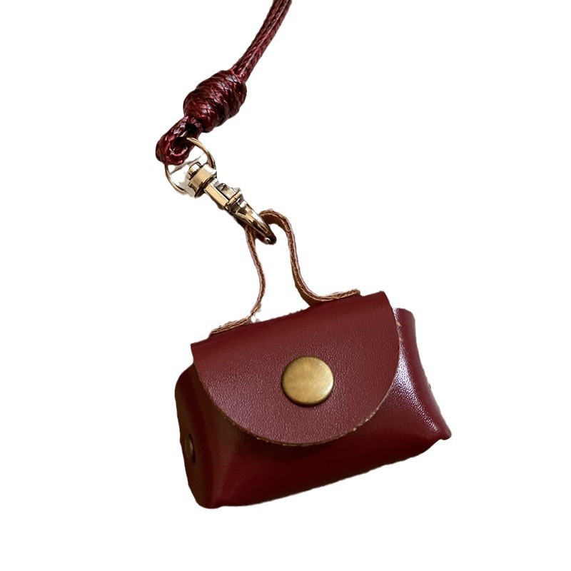Bolso de auriculares de cambio de cuero retro collar de cuello colgante cadena de suéter de cercanías de todo fósforo sentido de alta calidad joyería retro al por mayor