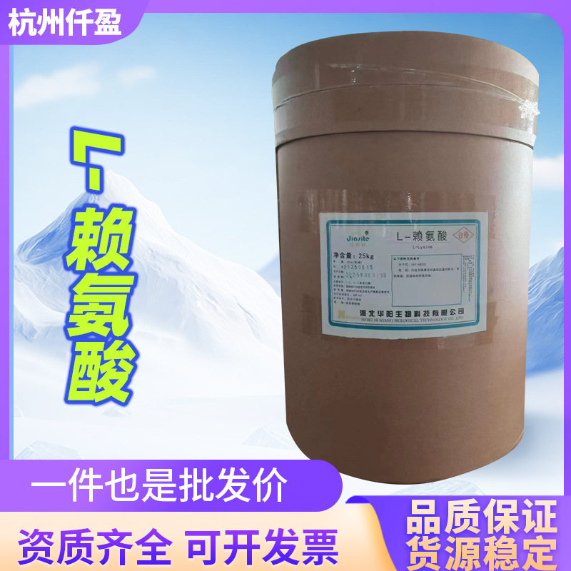 Huayang L-Lysine Wholesale Food-Grade Lysine Amino Acid Nutritional Fortifier Edible L-Lysine