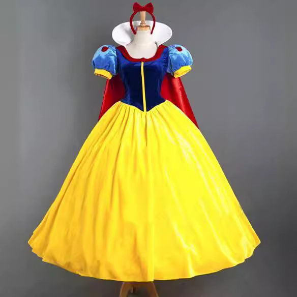万圣节 圣诞节成人白雪公主长裙大码女舞台演出cosplay服装现货