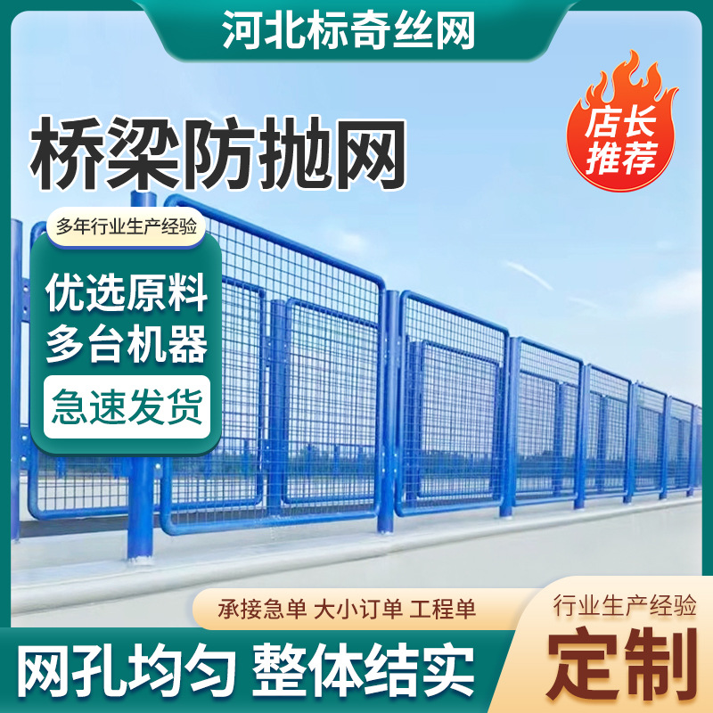 桥梁防抛网 道路两侧防眩网 菱形孔钢板网护栏 热镀锌天桥防坠网