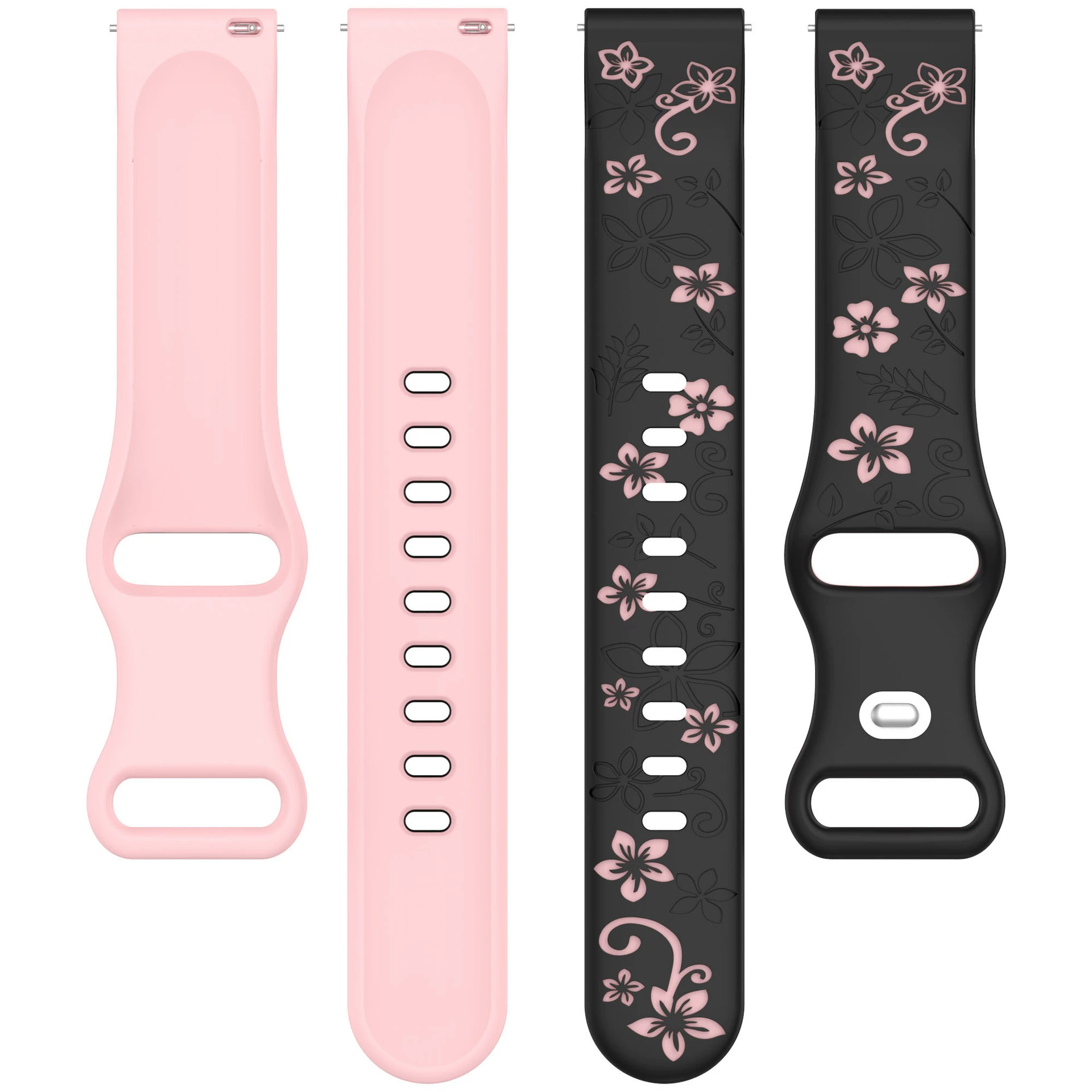 Samsung, two-color silicone changeable watch strap, 22mm