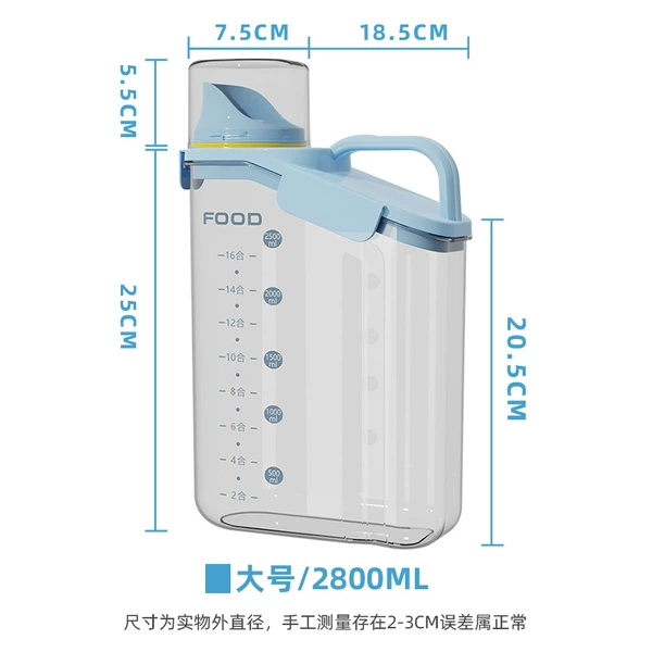 Blue, big, 2800 ml