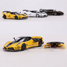 Littletoy 1:64法拉利FXXK EVO 开后盖仿真合金汽车模型