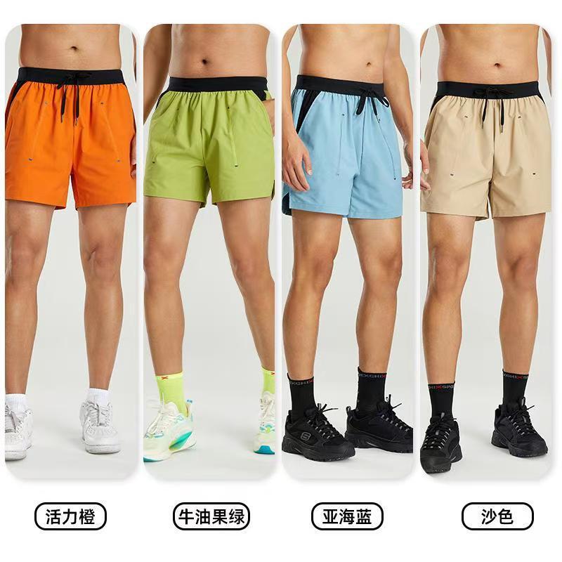 Summer Professional Running Sports Shorts for Men, Quick-Dry Three-Quarter Length Shorts with Phone Compartment, Jump Rope Training Fitness Shorts, Athletic Shorts