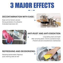 Jue-Fish 油污泡沫清潔劑 廚房灶台油煙機多用途重油污泡沫清潔劑