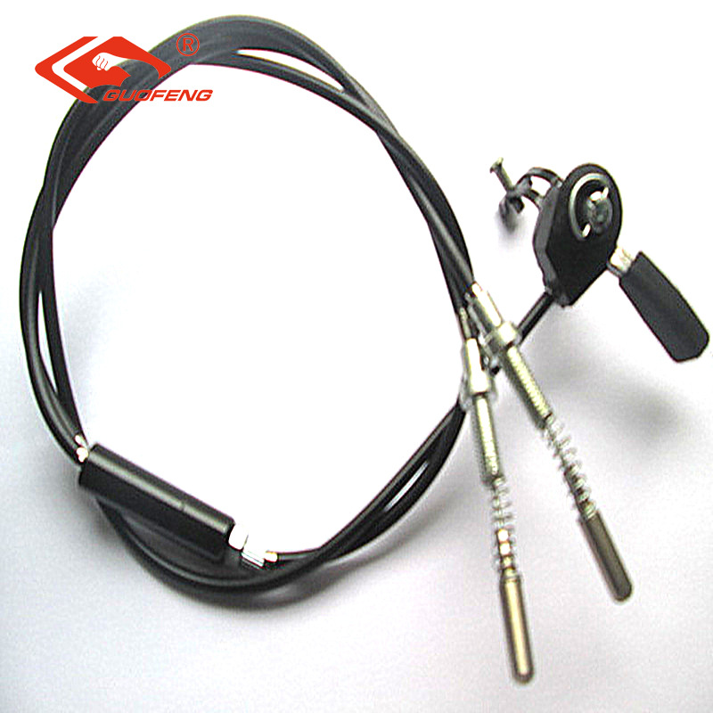 Cable de Acelerador para Maquinaria de Paisajismo, Suministro Directo de Fábrica, Núcleo de Alambre Galvanizado, Tubo Exterior de PVC, Cable de Freno Neumático Ajustable