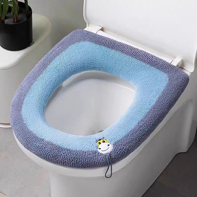 福祉品四季通用トイレマット冬に保温ぬいぐるみを厚くして、トイレの座布団を持って水洗いします。|undefined