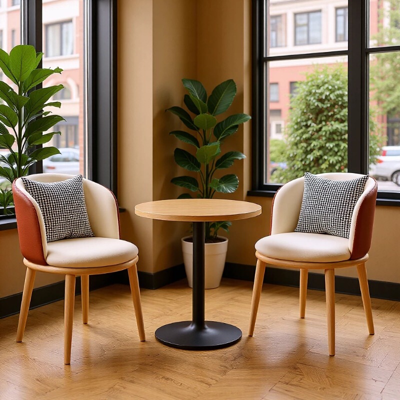 B&B Hotel Light Luxury Negotiation Table and Chair Three-Piece Set, Trendy Balcony Tea Table and Chairs, Living Room Home Leisure Table and Chair Set B&B Hotel Light Luxury Negotiation Table and Chair Three-Piece Set, Trendy Balcony Tea Table and Chairs, Living Room Home Leisure Table and Chair Set