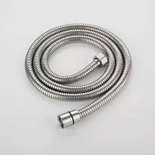 Stainless steel shower hose bathroom water heater water inlet pipe explosion-proof shower head shower pipe double buckle encryption pipe