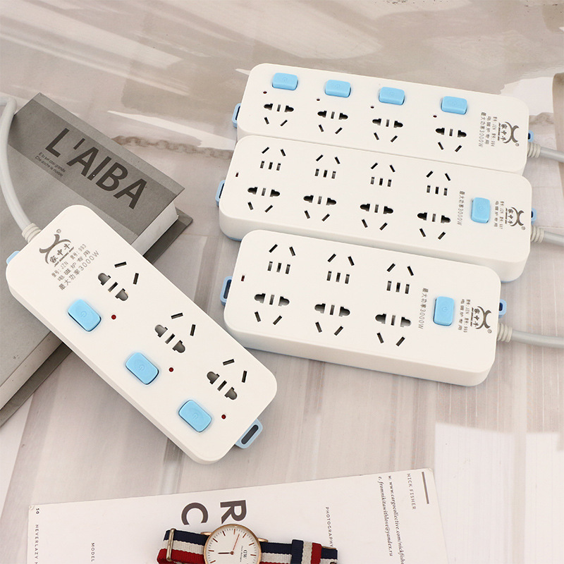 家用插座转换器智能多组合孔排插大功率开关插排工业插板厂家批发