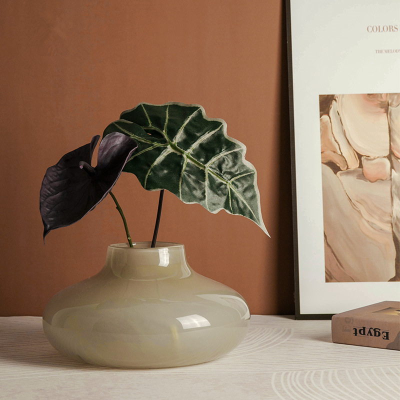 Nuevo jarrón de vidrio chino para el hogar decoración suave sala de estar gabinete de televisión mesas de té agua creativa arreglos florales hidroponía