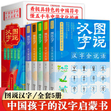 图说汉字儿童课外阅读书籍汉字的故事演变过程精辟图解展示汉字书