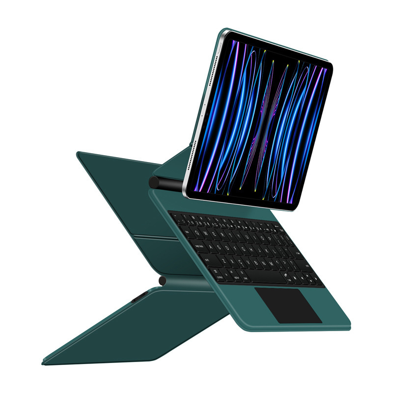妙控键盘适用iPadPro12.9/air11寸平板智能蓝牙保护套俄德牙法语|undefined