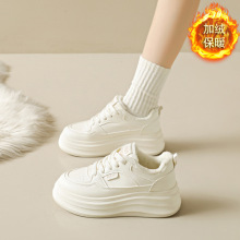 金泰利百搭女鞋板鞋休闲厚底女鞋冬季小小白鞋一件代发