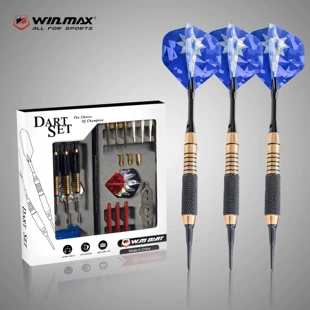 Darts (Winmax) Training Set, Removable Target, 18 g, 3-Piece Practice Kit