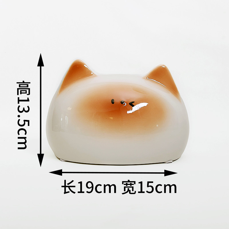 Serie de gatos siameses linda caja de dibujo caja de pañuelos linda y divertida caja de papel de servilleta de escritorio moderna decoración nueva caja de dibujo