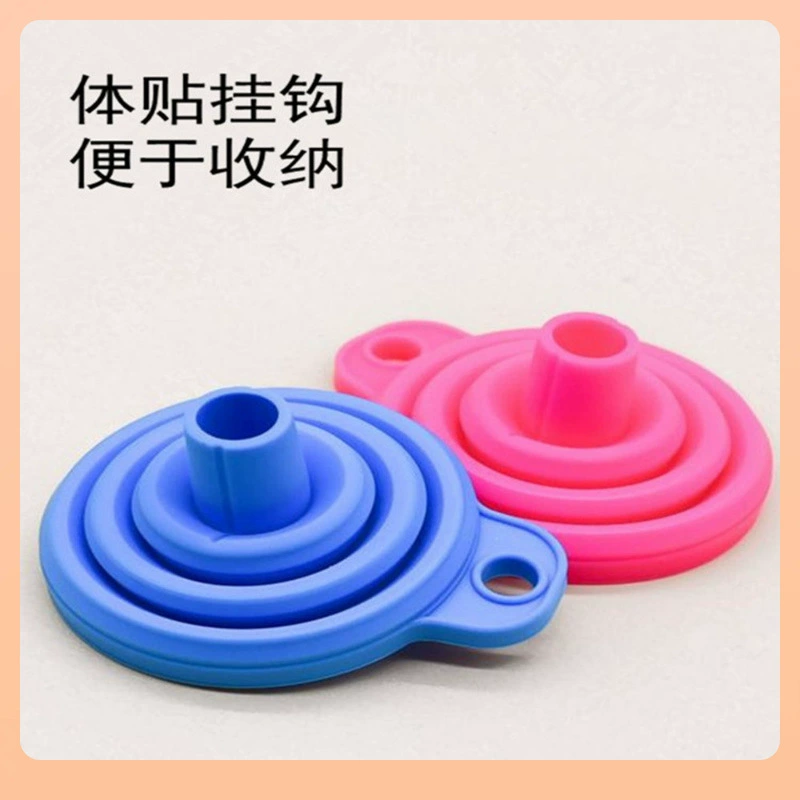 ✅Завод продаж спот пищевой силиконовый воронка складной мини телескопический портативные бытовые принадлежности